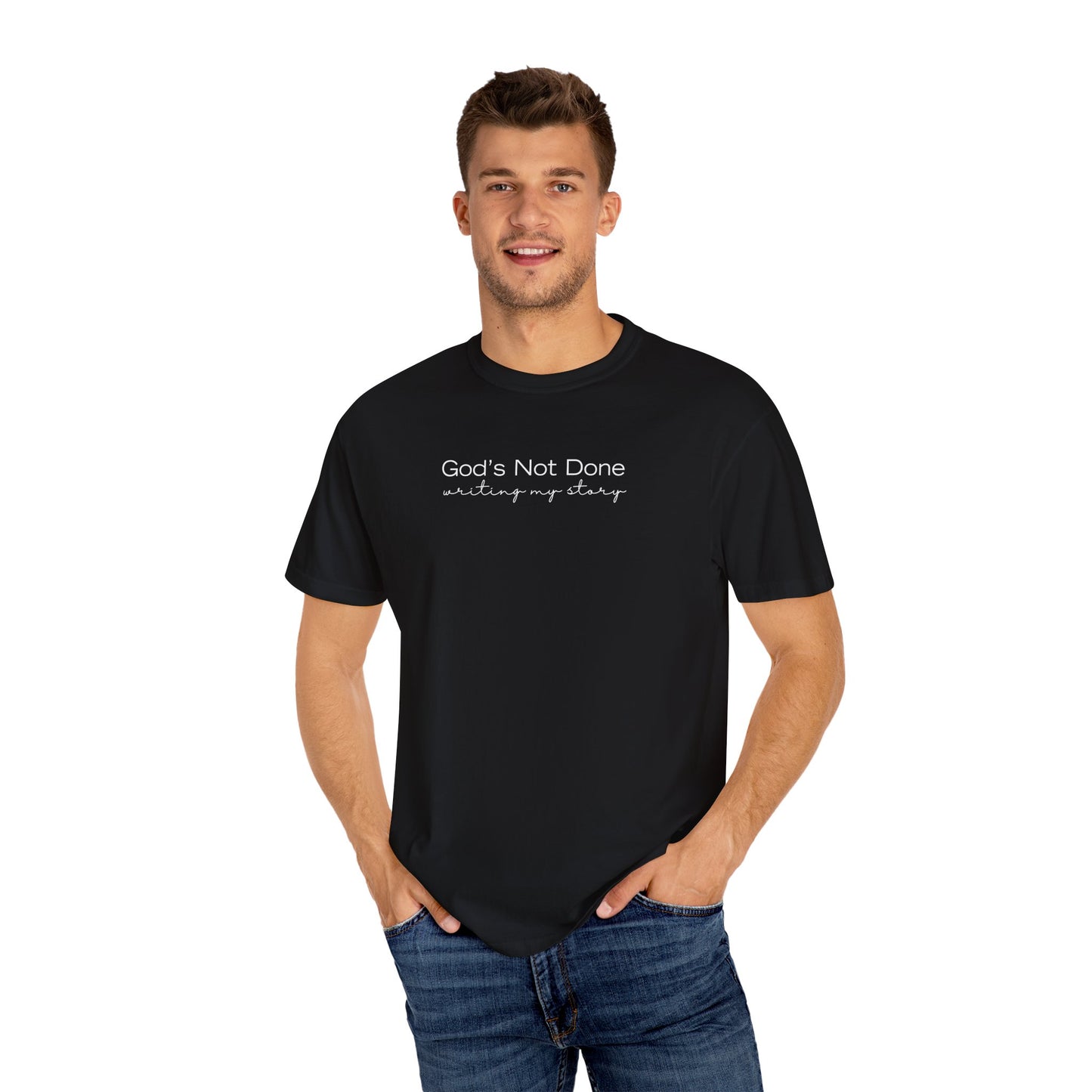 Suicide Prevention Month T-Shirt, Endless Hope Project Comfort Colors Tee, God's Not Done Writing My Story, Inspirational Quotes Shirt