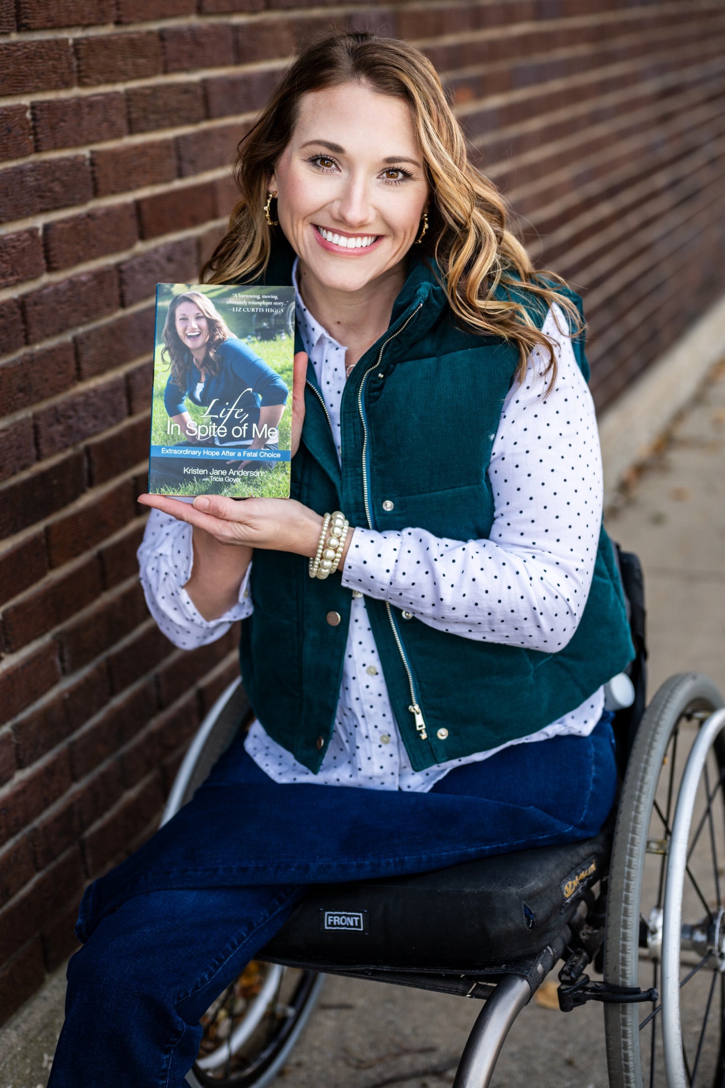 Autographed - Life, In Spite of Me Paperback Book by Kristen Jane Anderson & Tricia Goyer