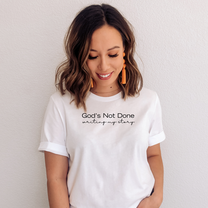 Suicide Prevention Month T-Shirt, Endless Hope Project Comfort Colors Tee, God's Not Done Writing My Story, Inspirational Quotes Shirt