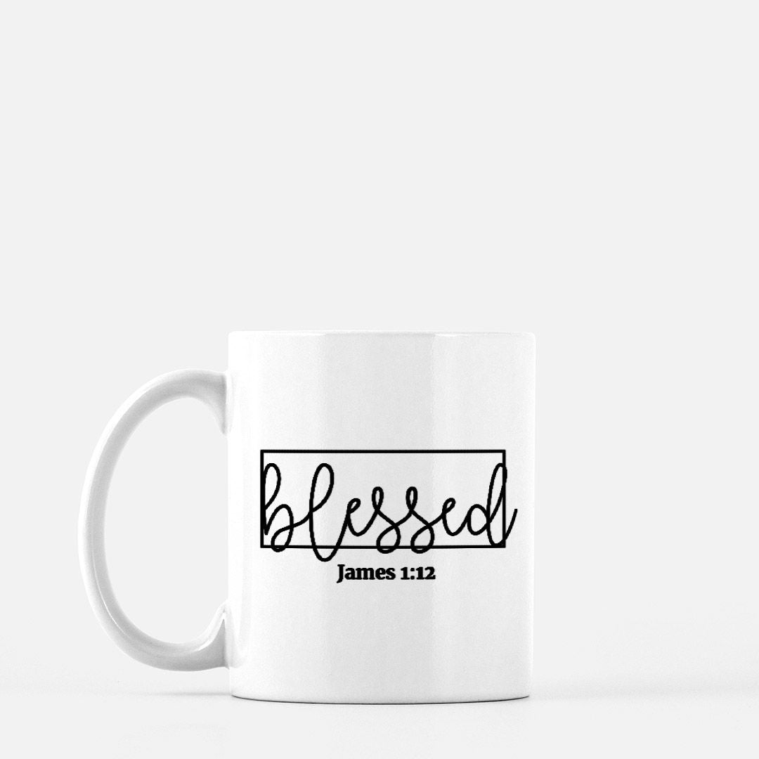 Christian Mug | Blessed Mug | Christian Home | Coffee or Tea Mug | 11 oz.