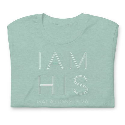 TShirt Christian | I Am His | Christian Apparel For Women | Christian TShirt