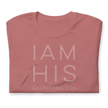 TShirt Christian | I Am His | Christian Apparel For Women | Christian TShirt